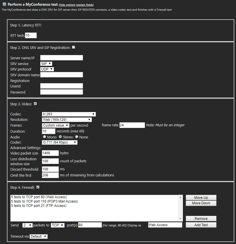 custom conf