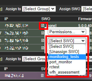 assign a work order popup