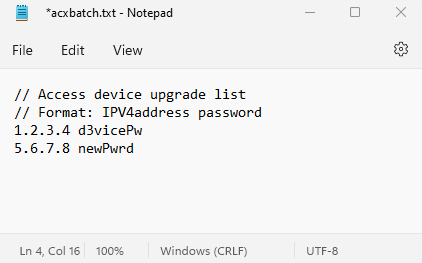 batch firmware text format