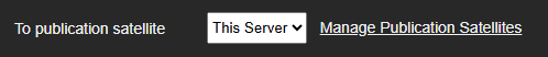 Publication satellite dropdown