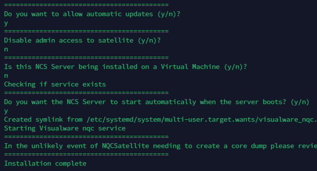 Final four configuration questions