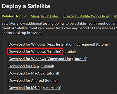 Download Windows satellite