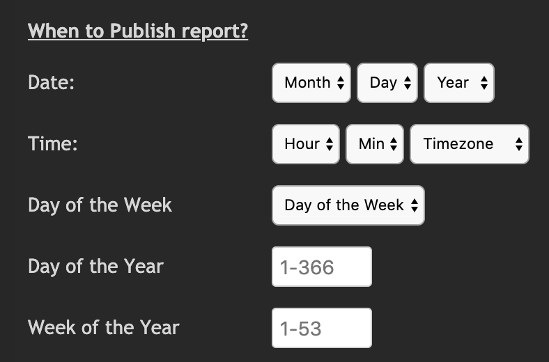 when to publish