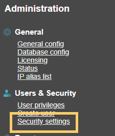 Security settings section showing 2FA checkbox